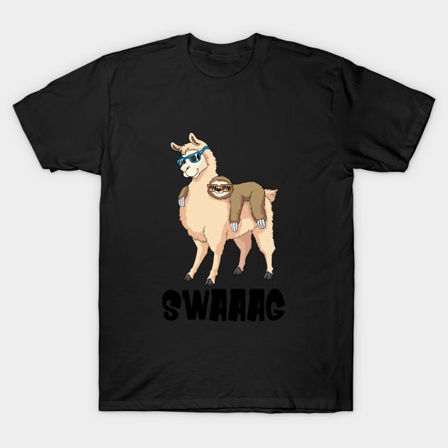 Lama Dreamteam Llama Squad T-Shirt by bigD
